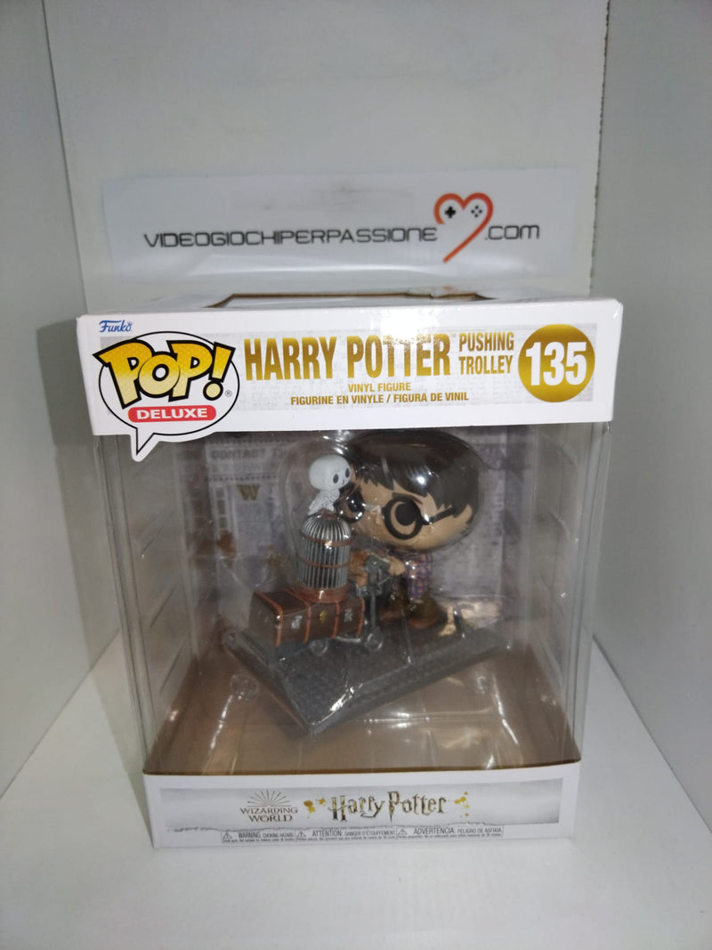 Harry Potter Figurine Funko POP! Deluxe Vinyl figurine Harry Pushing  Trolley 9 cm