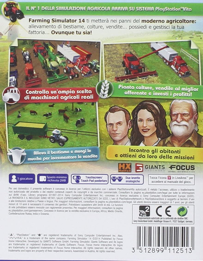 FARMING SIMULATOR 14 PS VITA (versione italiana) (4637471408182)