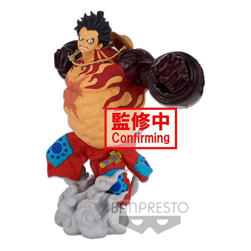 One Piece BWFC 3 Super Master Stars Piece Statue Monkey D. Luffy Gear4 The Original 22 cm PRE-ORDER 4-2022 (6612383498294)