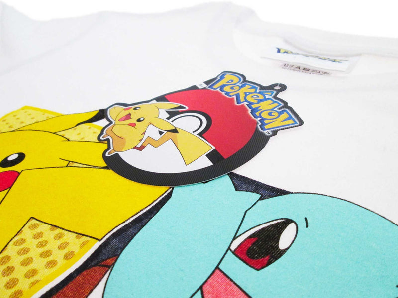 T-Shirt Pokémon Starters di Kanto Bimbo dai 5 anni ai 14 anni (4683768692790)