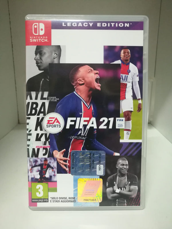 FIFA 21 LEGACY EDITION NINTENDO SWITCH (usato garantito)(versione italiana) (6620635299894)
