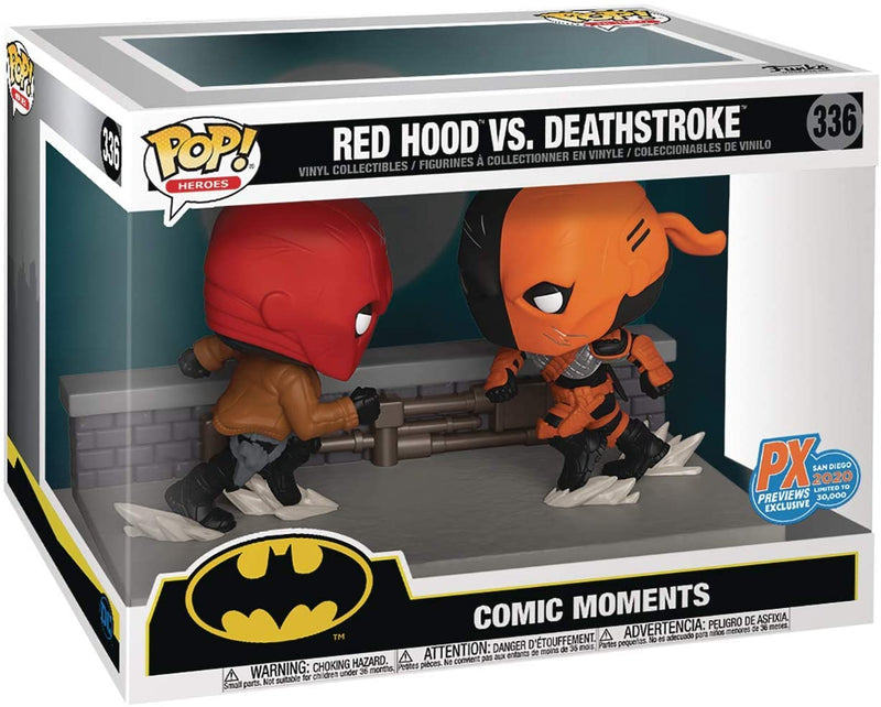 Pop!  FUNKO 2020 Comic Moment DC Red Hood Vs Deathstroke PX (6794728210486)