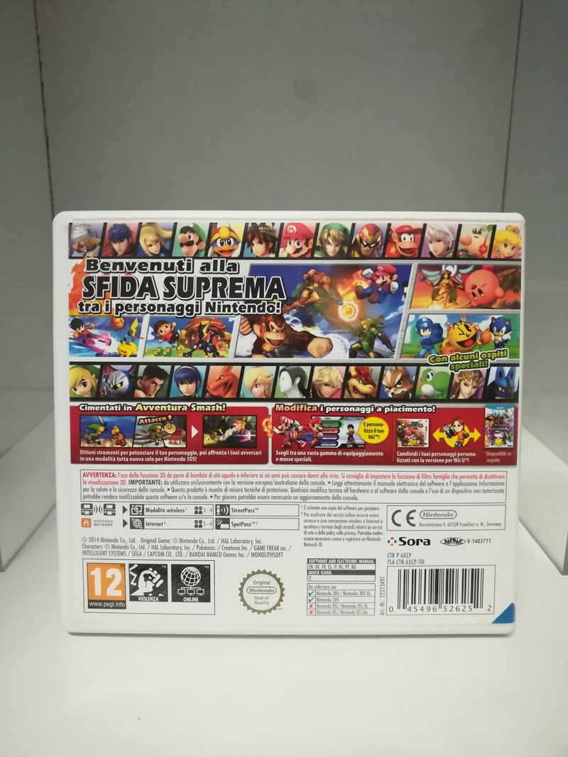 SUPER SMASH BROS FOR NINTENDO 3DS (usato garantito)(versione italiana) (6607131738166)