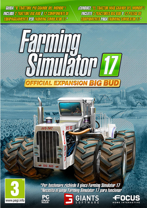 FARMING SIMULATOR 17 OFFICIAL EXPANSION BIG BUD PC EDIZIONE ITALIANA (4586061398070)