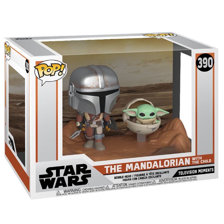 The Mandalorian POP Moment! Vinyl Figures 2-Pack Mandalorian & Child 9 cm(pre-order) (6546460934198)