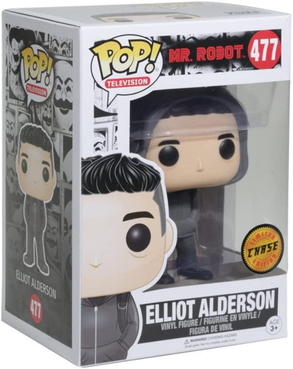 ゲームキャラクター Mr. Robot - Elliot Alderson 477 Funko Pop! Vinyl: Elliot Alderson - (Hooded) (Chase) #477