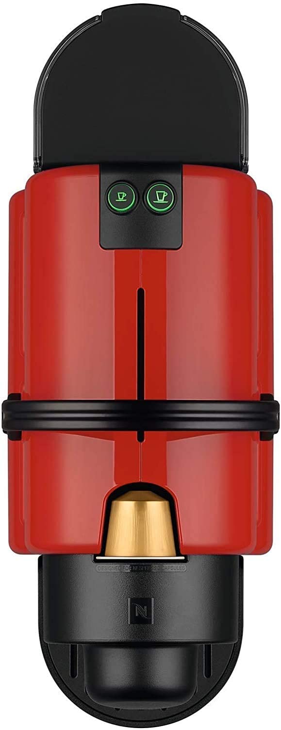 Nespresso Inissia Macchina per caffé espresso, a capsule Rosso (Ruby Red) [C. Energetica A++] (4827810955318)