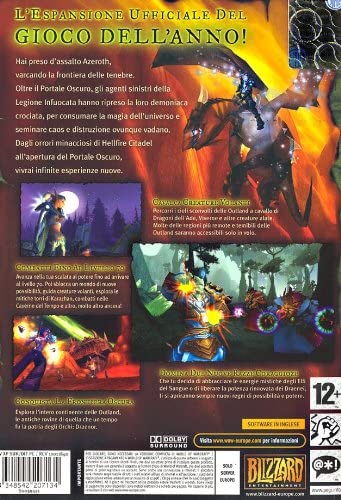 World Of Warcraft The Burning Crusade PC Edizione Italiana Versione Cartonata (4658309791798)