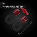 ASTRO Gaming A40 TR Cuffie Gaming Cablate + MixAmp Pro TR, 4 Gen, ASTRO Audio V2, Dolby Audio, Microfono intercambiabile, Controllo Equilibrio Gioco/Voce per Xbox Series X|S, Xbox One, PC, Nero/Rosso (6575475458102)