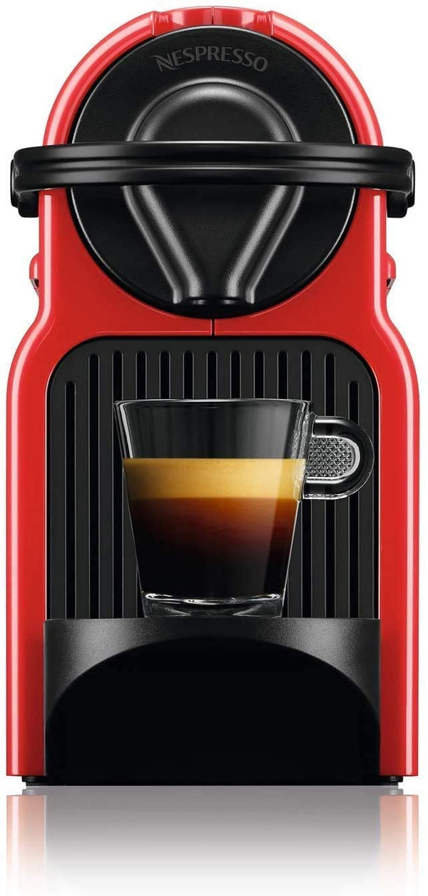 Nespresso Inissia Macchina per caffé espresso, a capsule Rosso (Ruby Red) [C. Energetica A++] (4827810955318)