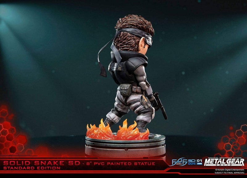 SOLID SNAKE SD  8" PVC PAINTED STATUE (4578334146614)