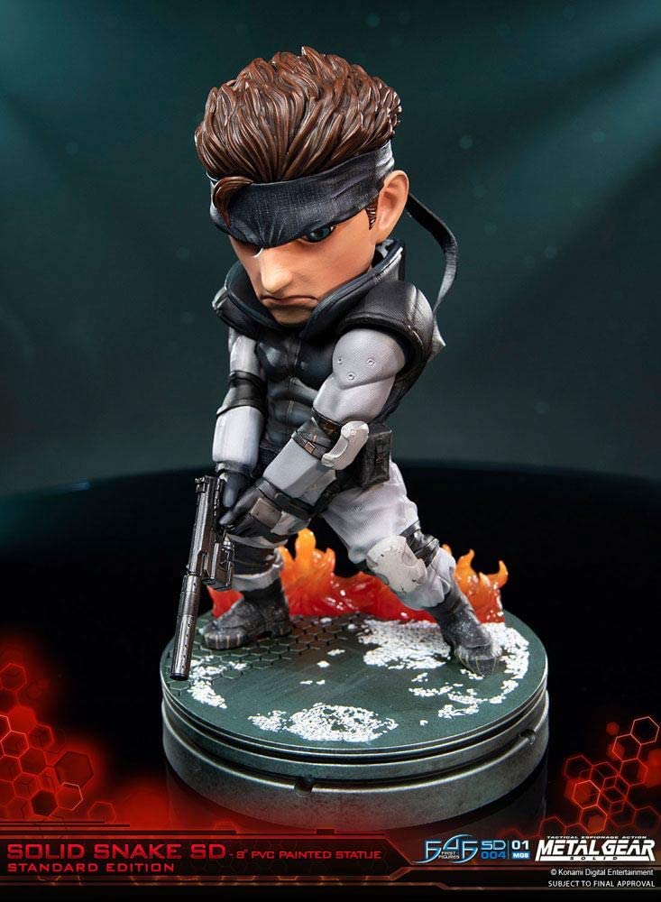 SOLID SNAKE SD  8" PVC PAINTED STATUE (4578334146614)
