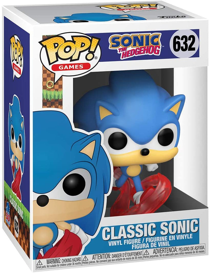 Sonic the Hedgehog POP! Games Vinyl Figur Sonic 30th - Running Sonic 9 cm (PRE-ORDER) (4910545469494)