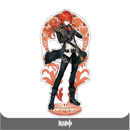 Genshin Impact Mondstadt Theme Series Character Acryl Figure: Diluc - 14cm (8043707334958)