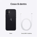 APPLE IPHONE 12 MINI 128GB 5.4" BLACK ITA MGE33QL/A (4897880408118)