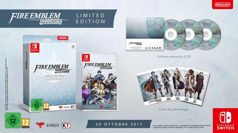 FIRE EMBLEM WARRIORS LIMITED EDITION NINTENDO SWITCH VERSIONE EUROPEA (4534962159670)