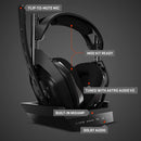 PS4 ASTRO A50 WIRELESS HEADSET GEN. 4 + BASE DI RICARICA (4784840966198)