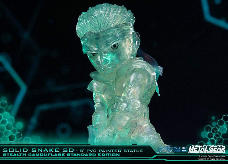 SOLID SNAKE SD STEALTH CAMOUFLAGE  8"PVC PAINTED STATUE (4578348236854)