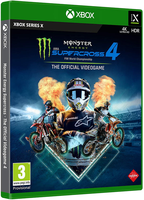 Monster Energy Supercross 4  Xbox One Edizione Europea (4910628339766)