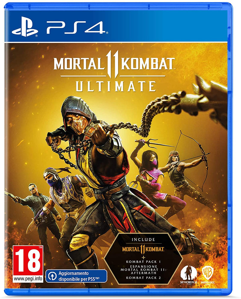 Mortal Kombat 11 Ultimate Playstation 4 Edizione Regno Unito (4807372570678)