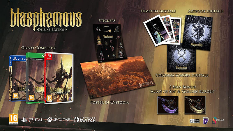 Blasphemous Deluxe Edition Playstation 4 Edizione Regno Unito (6584045895734)