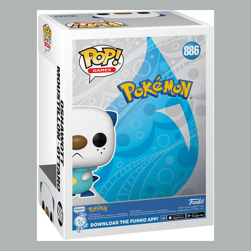 Pokemon POP! Games  Oshawott  9 cm PRE-ORDER 6/2023 (8115180568878)