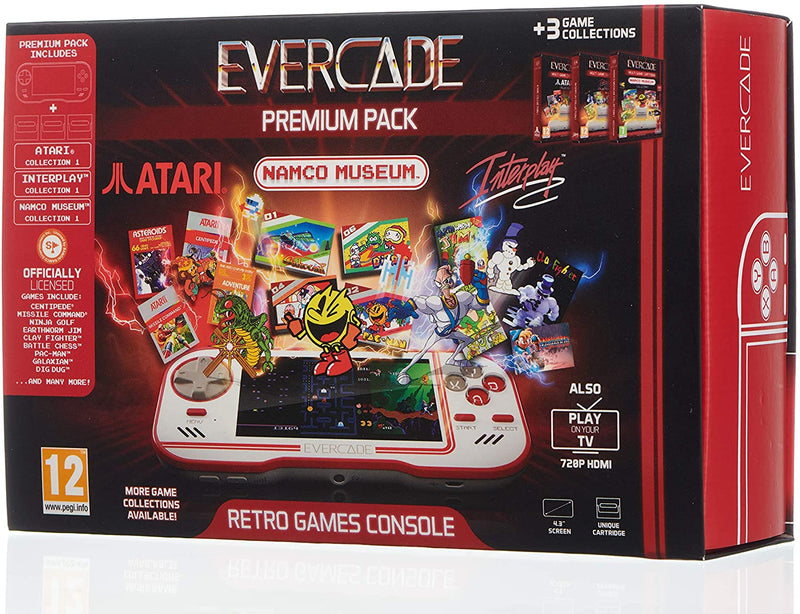 Evercade Console  Premium Pack +3 Namco/Atari/Interplay (4792429019190)