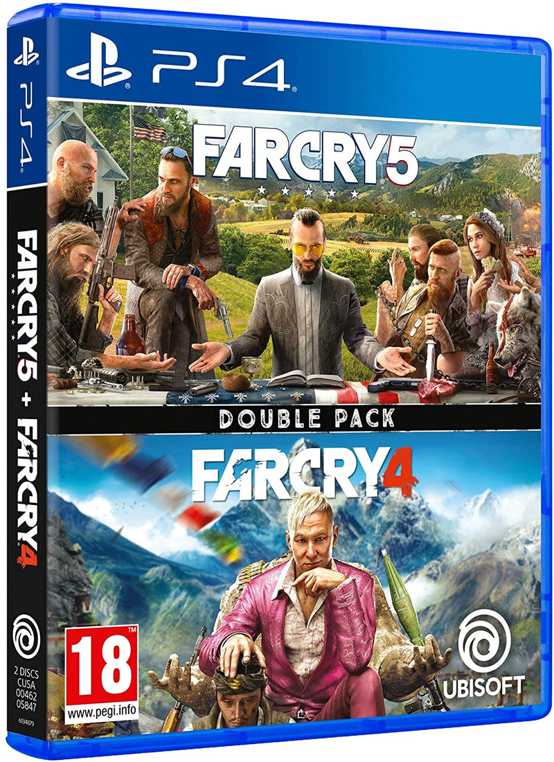FAR CRY 5 + FAR CRY 4 DOUBLE PACK PLAYSTATION 4 VERSIONE EUROPEA (4542763925558)