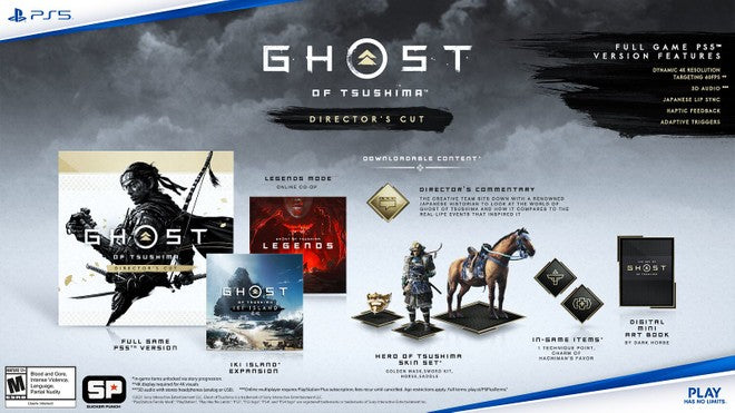 Ghost Of Tsushima Director’S Cut Playstation 5 Edizione Italiana - PRE-ORDINE (6603101700150)