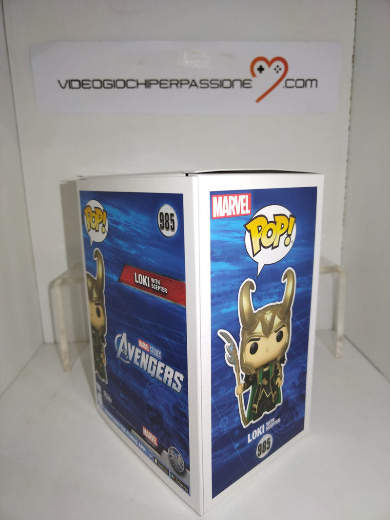 MARVEL POP! AVENGERS LOKI WITH SCEPTER -GLOWS-SPECIAL EDITION (8007646085422)