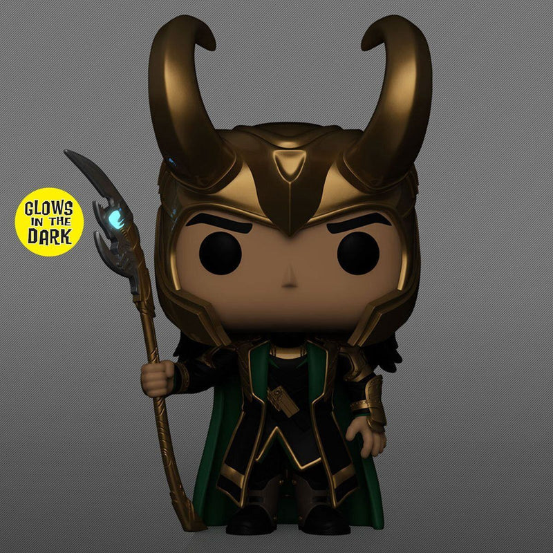 MARVEL POP! AVENGERS LOKI WITH SCEPTER -GLOWS-SPECIAL EDITION