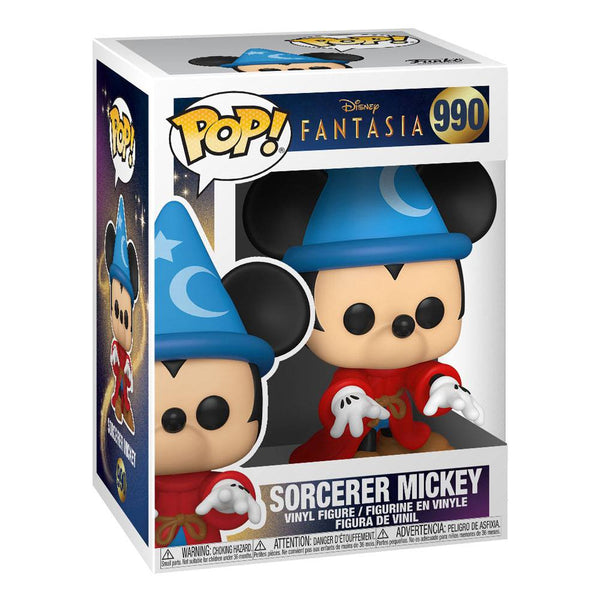 Fantasia 80th Anniversary POP! Disney  Sorcerer Mickey 9 cm PRE-ORDER 9-2021 (6619495563318)