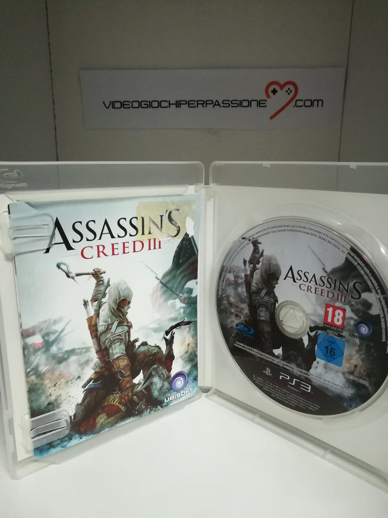 ASSASSIN'S CREED III  PS3 (usato garantito)(versione italiana) (6659174400054)
