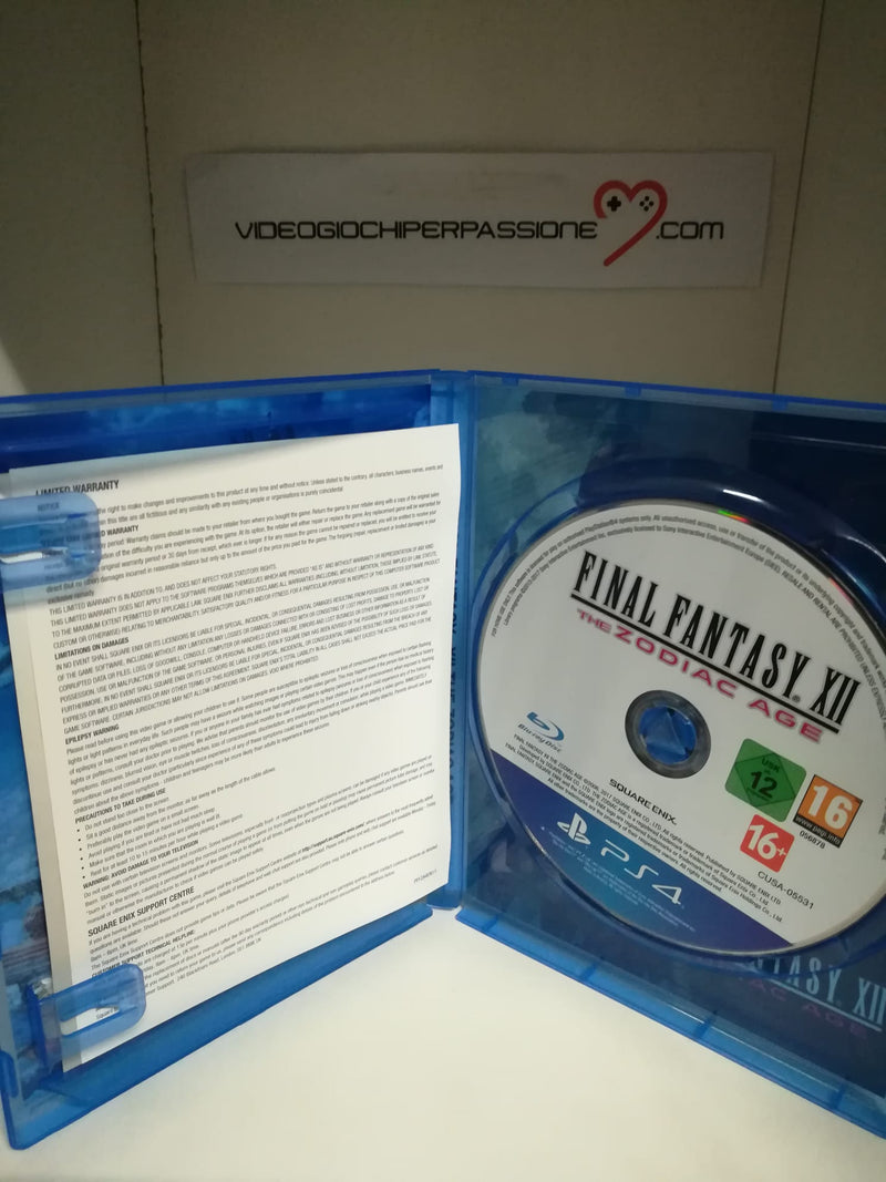 FINAL FANTASY XII 12 THE ZODIAC AGE PS4 (usato garantito) (6752768032822)