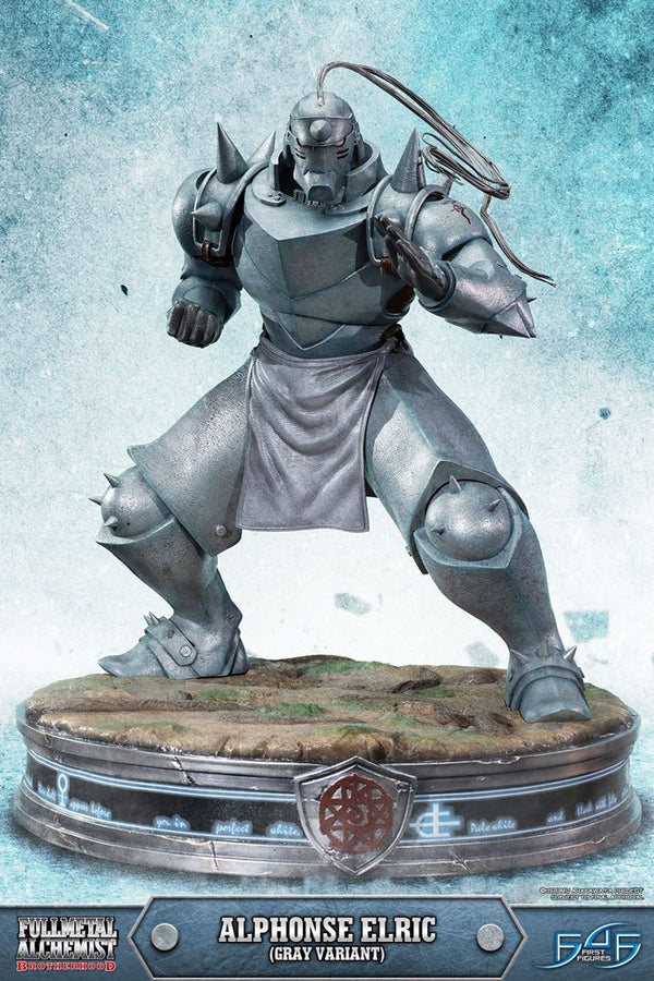Fullmetal Alchemist Brotherhood Statue Alphonse Elric Gray Variant 55 cm (6649329549366)
