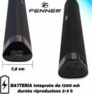 FENNER Cassa Bluetooth portatile 10W durata batteria 2/3h MicroSD AUX RADIO FM USB Speaker Bluetooth 5.0 (6822537691190)