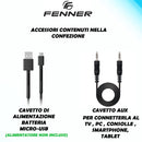 FENNER Cassa Bluetooth portatile 10W durata batteria 2/3h MicroSD AUX RADIO FM USB Speaker Bluetooth 5.0 (6822537691190)