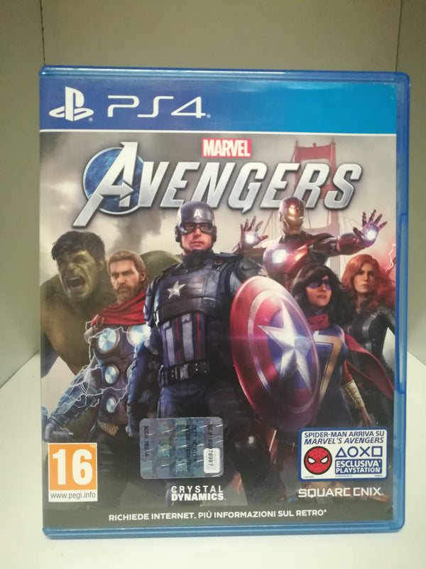 MARVEL AVENGERS PS4 (usato garantito)-(versione italiana) (6614371762230)