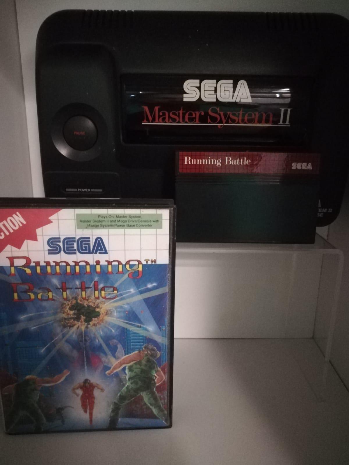 RUNNING BATTLE MASTER SYSTEM SEGA