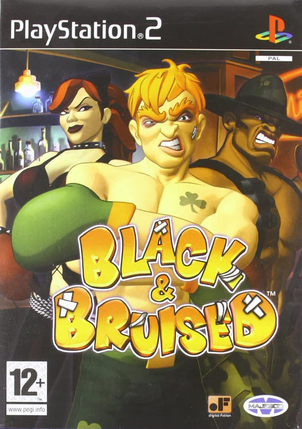 BLACK & BRUISED PS2 (4596317192246)