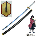 KATANA DEMON SLAYER -GIYU TOMIOKA- CM101 IN ACCIAIO SENZA FILO (da16 anni in su) (4883642941494)