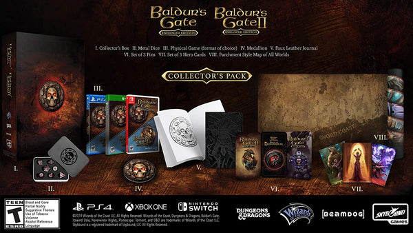 Baldur's Gate Enhanced und Collector's Edition -PS4 (versione inglese) (6557940613174)