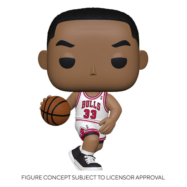 NBA Legends POP! Sports Vinyl Figur Scottie Pippen (Bulls Home) 9 cm (PRE-ORDER) (4910533869622)