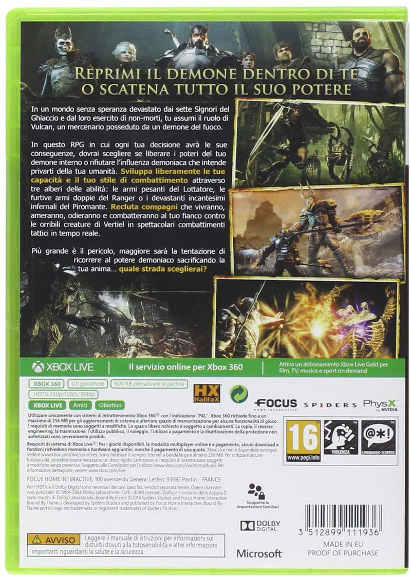 BOUND BY FLAME XBOX 360 (versione italiana) (4634596704310)