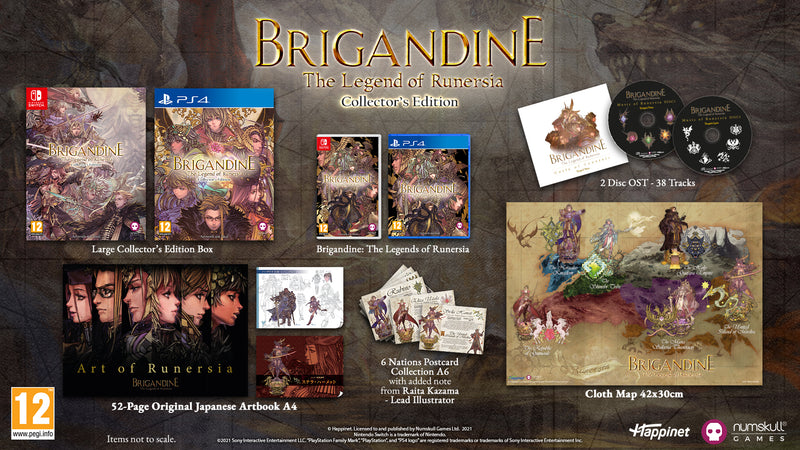 Brigandine: The Legend of Runersia Collector's Edition Playstation 4 Edizione Europea (4897111408694)