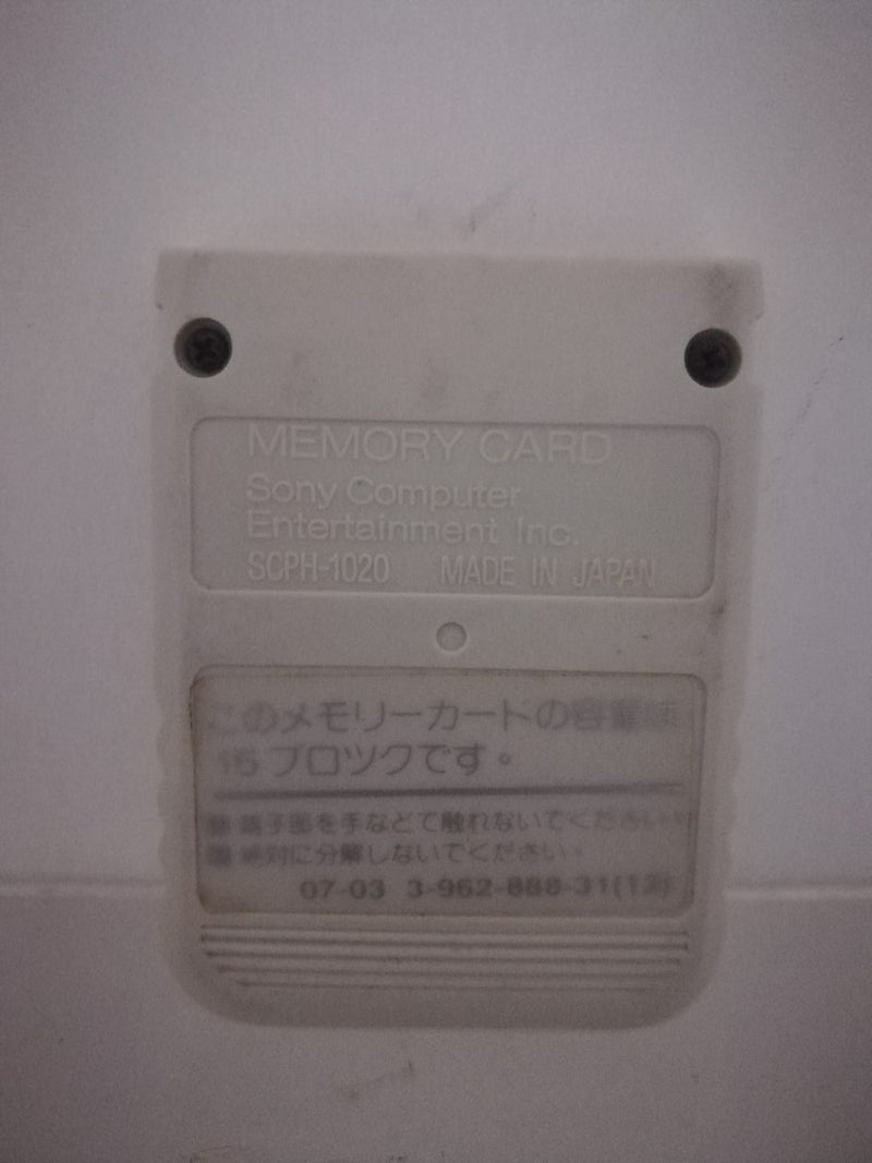 MEMORY CARD PLAYSTATION ONE  PS 1 (usato garantito) (4717667090486)