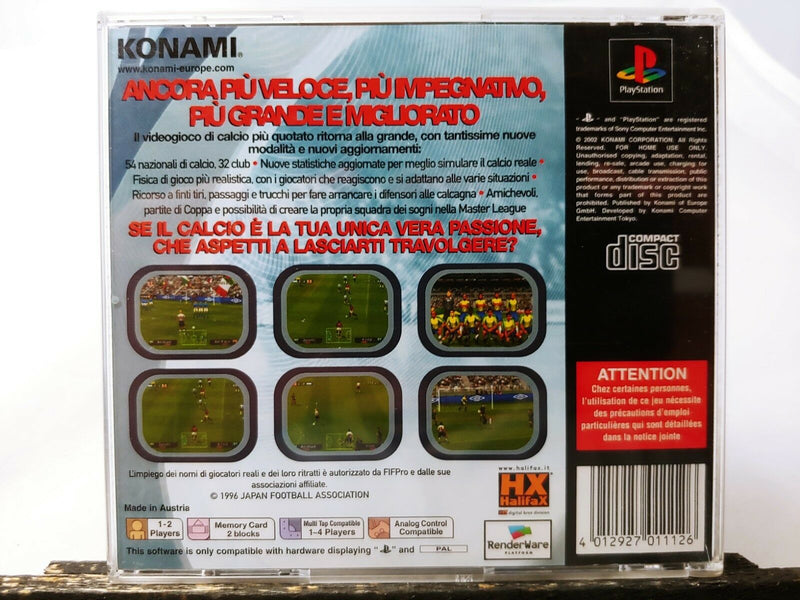 PRO EVOLUTION SOCCER 2 PS1 (versione italiana) (4660991623222)