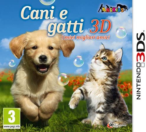 CANI E GATTI 3D I MIEI MIGLIORI AMICI NINTENDO 3DS VERSIONE ITA. (8046241841454)