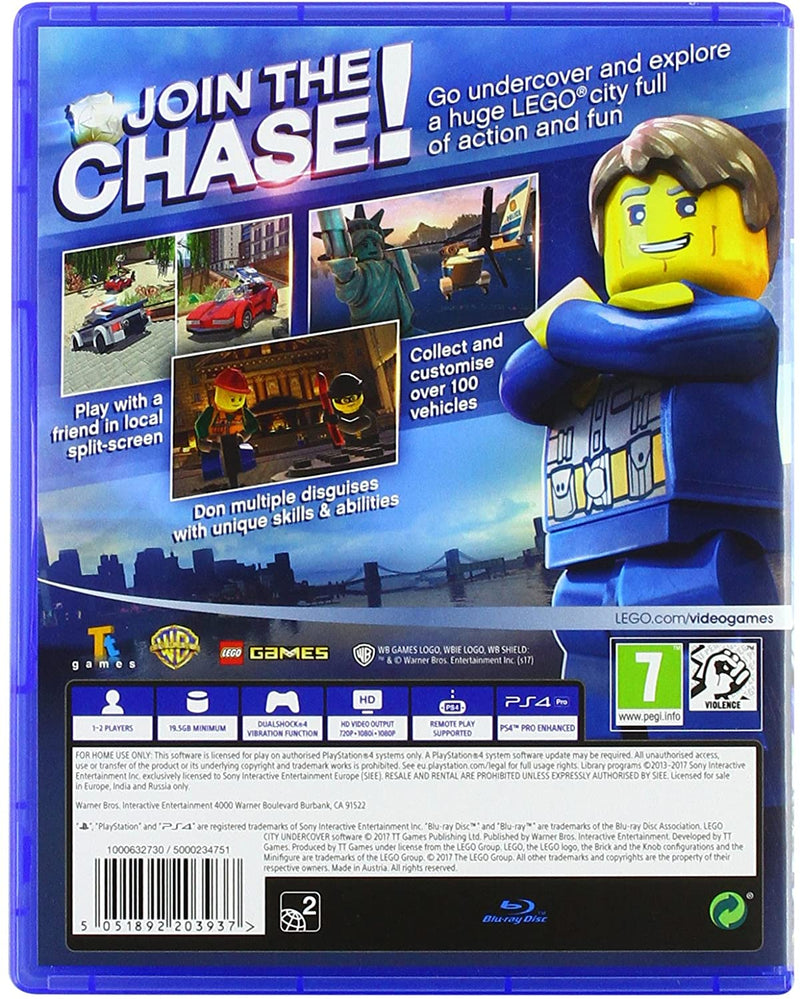LEGO CITY UNDERCOVER PS4 (versione inglese) (4645424791606)