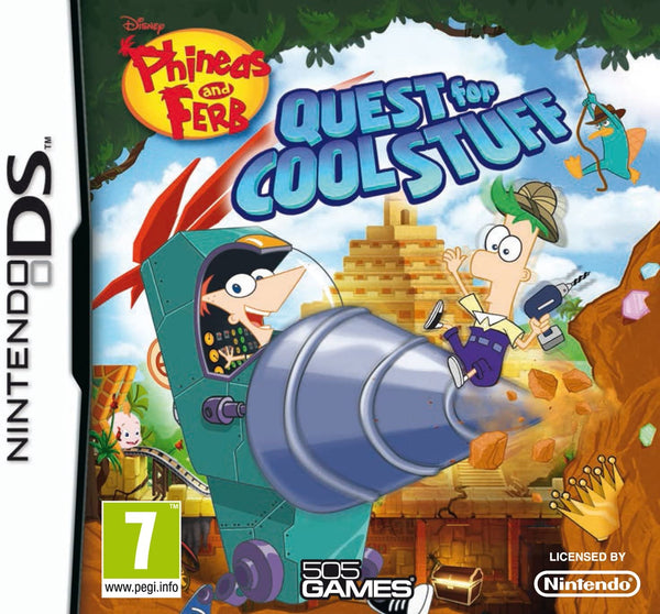 PHINEAS AND FERB QUEST FOR COOL STUFF NINTENDO DS (versione italiana) (4636832366646)